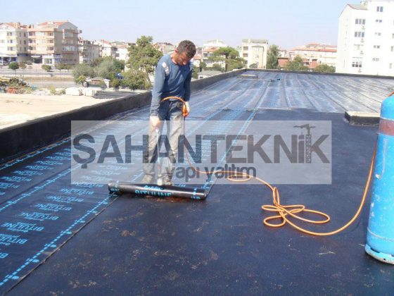 Açık Teras Bitümlü Membran Su Yalıtımı